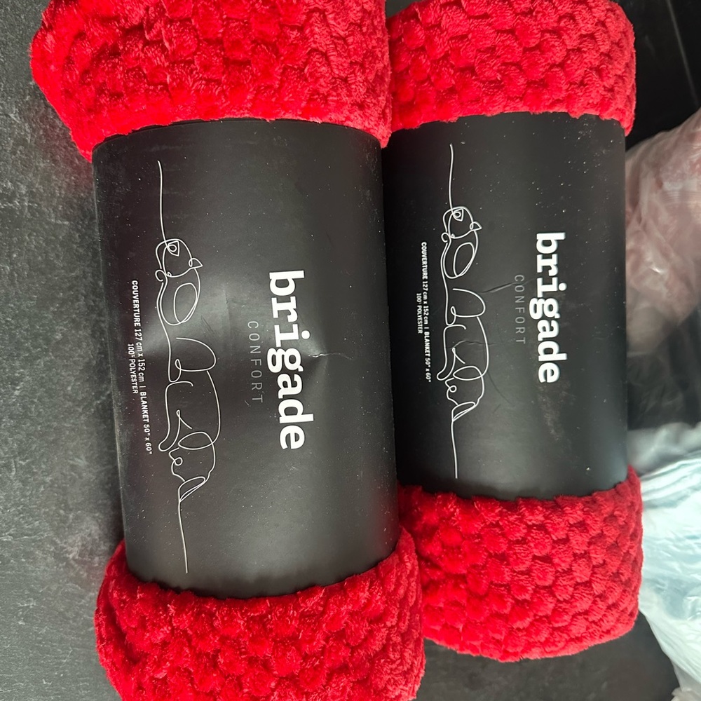 Two brand new dog blankets!!!